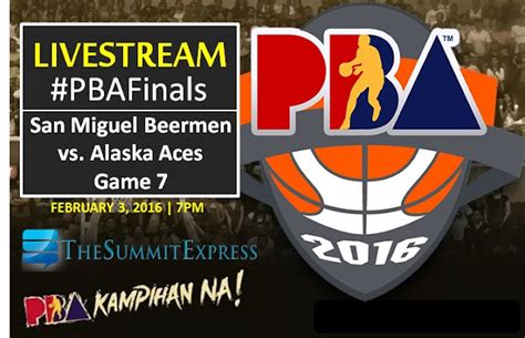 pba live streaming 2016|LIVESTREAM: San Miguel vs Alaska Game 7 PBA .